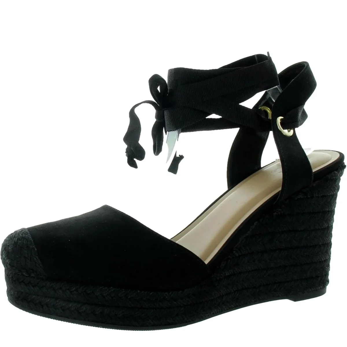 I.N.C. Internation Concepts Maisie Lace-Up Espadrille Black 10014781900 Women's - Image 5