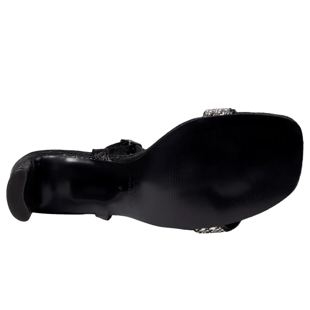 KAANAS Shania Diamond Heel With Ankle Strap Black H00153R-001 Women's - Image 5